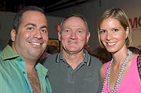 10CaneAtMOCA-5860<br>Joey Goldman, Miami Police Chief John Timoney and Thea Goldman