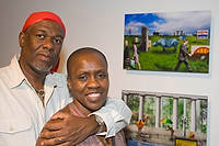 10CaneAtMOCA-5880<br>Artist Louis Davis and Dawn Davis