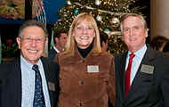 063-TrustHolidayPartySmall - Allan Pekor, Linda Haskins and James Davidson at holiday party for Coral Gables Trust in Coral Gables, Florida, December 7th, 2010.