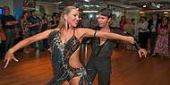 55-ArthurMurrayDance - Guests watching Zaneta Tomposova and Adrian Persad perform a dance