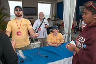 FIU-0479-WF104380 - Students and visitors at the Grand Tasting Village at the 2010 South Beach Wine & Food Festival