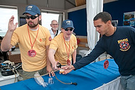 FIU-0481-WF104385 - Students and visitors at the Grand Tasting Village at the 2010 South Beach Wine & Food Festival
