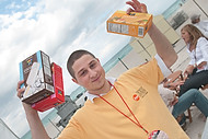 FIU-0484-WF104392 - Students and visitors at the Grand Tasting Village at the 2010 South Beach Wine & Food Festival