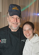 FIU-WF09-032923 - Celebrity Chef Jonathan Waxman and FIU School of Hospitality student Rachel Reppert at Best of the Best.