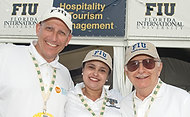 FIU-WF09-034027 - FIU School of Hospitality faculty member Steve Moll, Adjunct Professor Claudia Castillo and Associate Dean Rocca Angelo