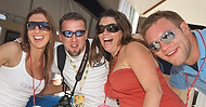 FIU-WF09-054268 - FIU School of Hospitality students, staff and friends at the Grand Tasting Village.