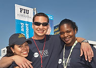 FIU-WF09-054306 - FIU School of Hospitality students at the Grand Tasting Village.