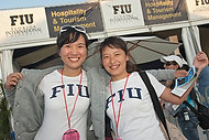 FIU-WF09-054428 - FIU School of Hospitality students at the Grand Tasting Village.