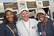 FIU-WF09-054430 - FIU School of Hospitality staff and students at the Grand Tasting Village.