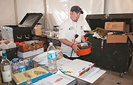 FIU-685-WF105634 - FIU School of Hospitality students in the kitchen at the Grand Tasting Village of the 2010 South Beach Wine & Food Festival