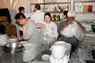 FIU-697-WF105724 - FIU School of Hospitality students in the kitchen at the Grand Tasting Village of the 2010 South Beach Wine & Food Festival