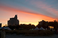 FIU-706-WF105792 - Sunset at the Grand Tasting Village of the 2010 South Beach Wine & Food Festival