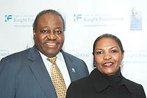 MLK-Miami-5305 - Richard Marshall and Pat Marshall (chief financial manager for Martin Luther King foundation)<br>