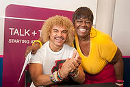 64-TMobileElPibe<br>Carlos Valderrama, left, and Doris Byrd